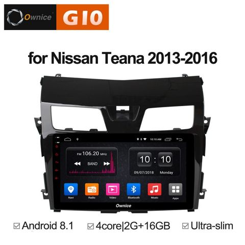 Ownice G10 S1665E  Nissan Teana 3 (Android 8.1)